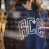 Casual Letter Embroidery Hoodie – Fleece Lined Collegiate Style Warm Sweatshirt